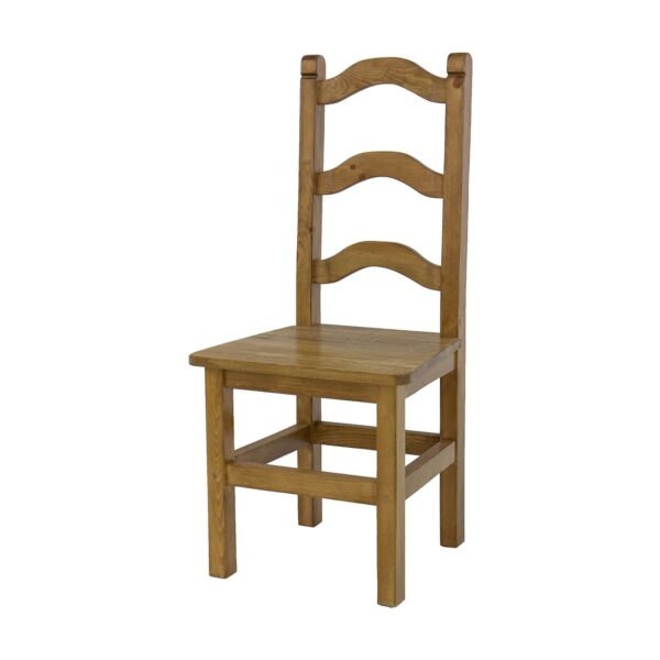 Krzesła woskowane drewniane krzesło sosnowe do jadalni