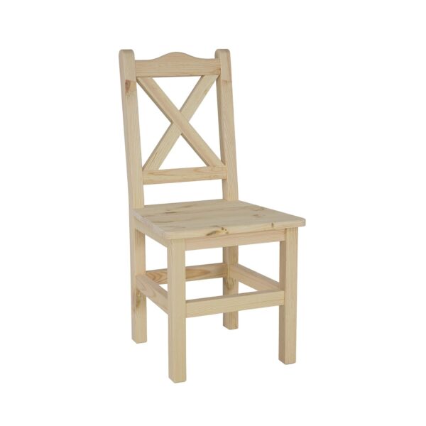 drewniane krzesło sosnowe