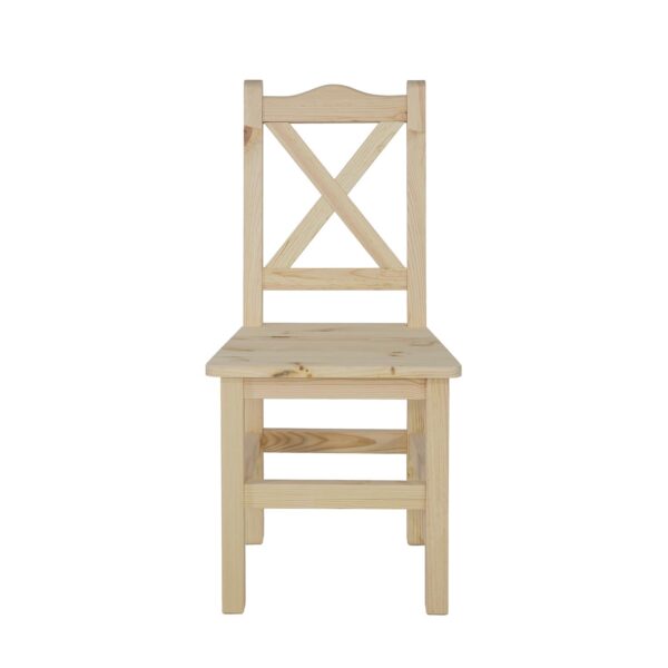 drewniane krzesło woskowane