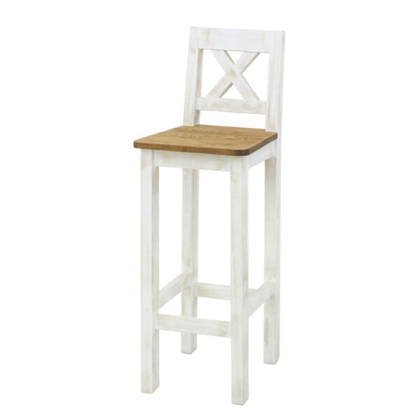 krzesło barowe białe kuchenne