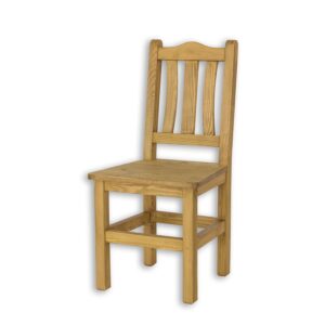 krzesło drewniane woskowane