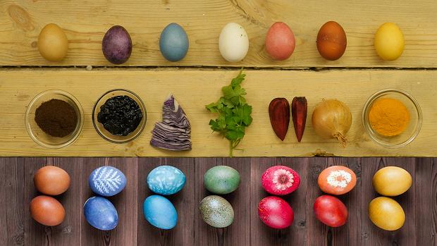 pomysły na barwienie jajek