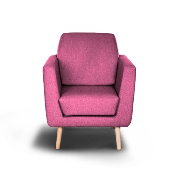 fotel różowy lester amore 105