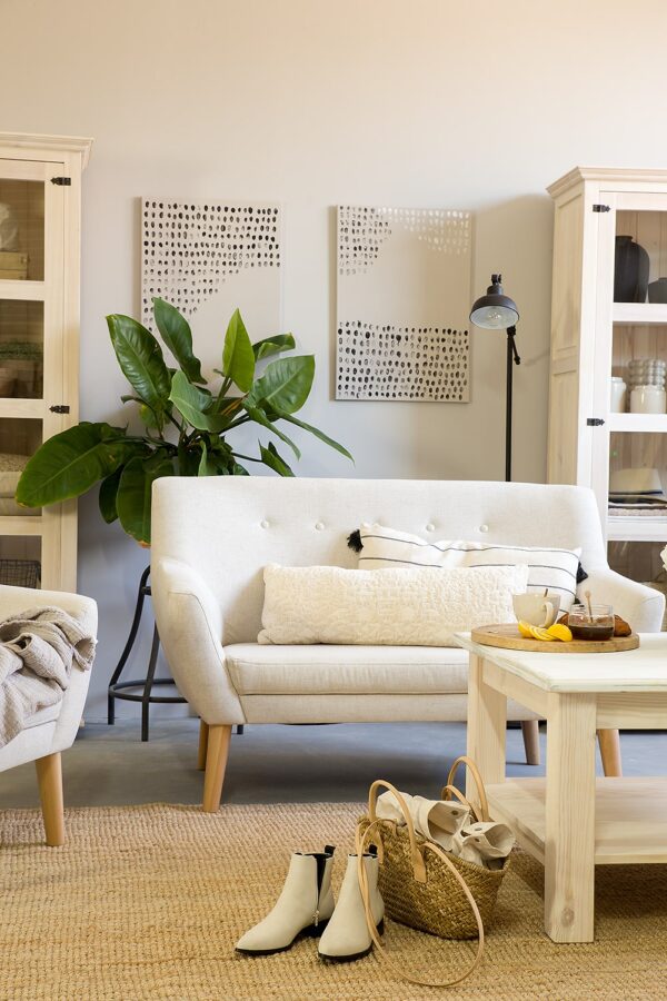 sofa biała modern