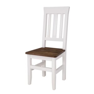Białe krzesło skandynawskie