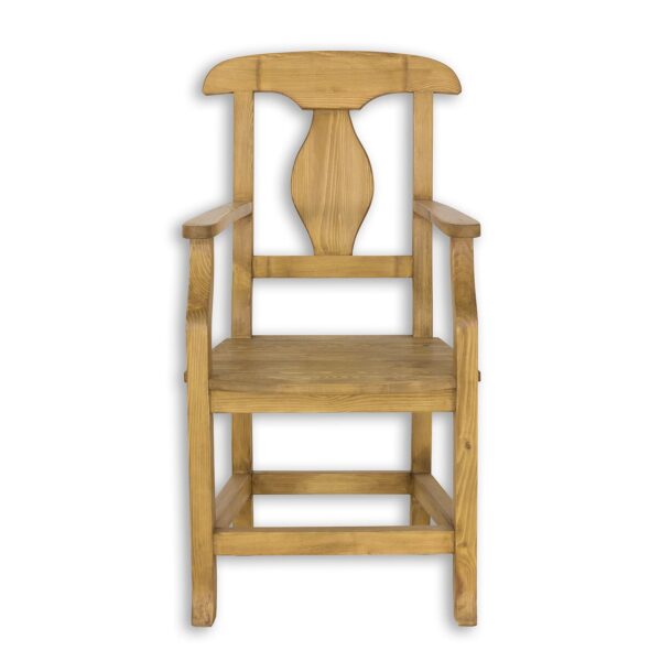 fotel krzesło z drewna litego