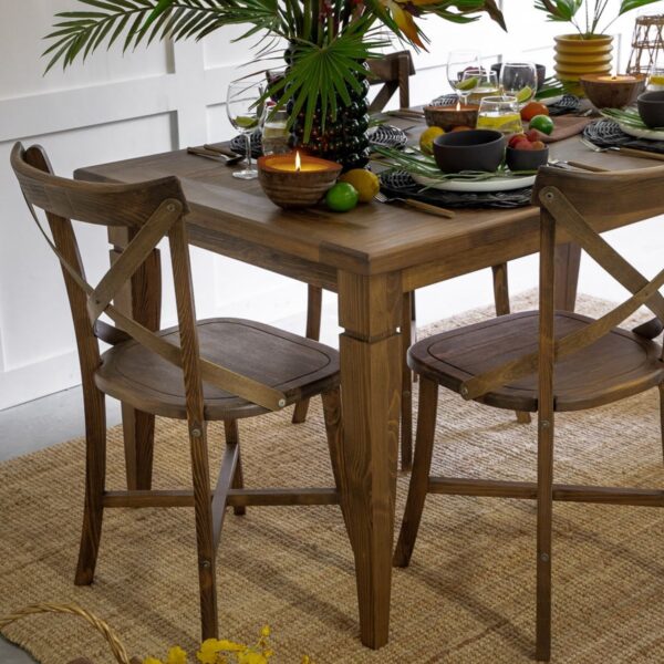 stół z krzesłami do kuchni