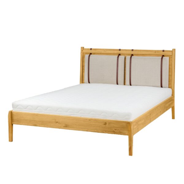 Nowoczesne łóżko drewniane