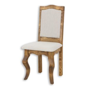 Stylowe krzesło woskowane